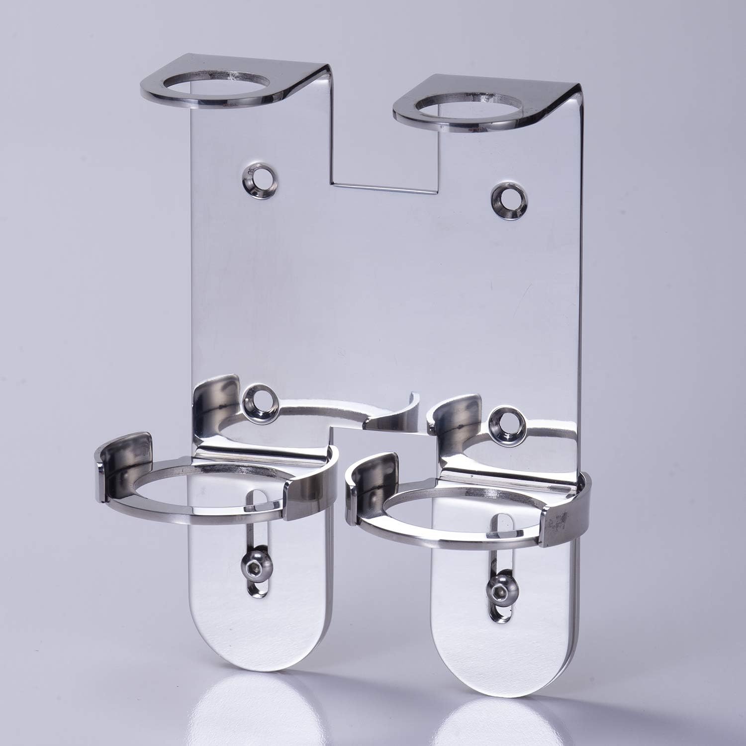 VINN DUNN Hand Wash Holder, Stainless Steel Bathroom Single Wall Shelving Brackets,For 300ml Bath And Shower, Body Wash, Hand Lotion Bottle Chrome - Image 5