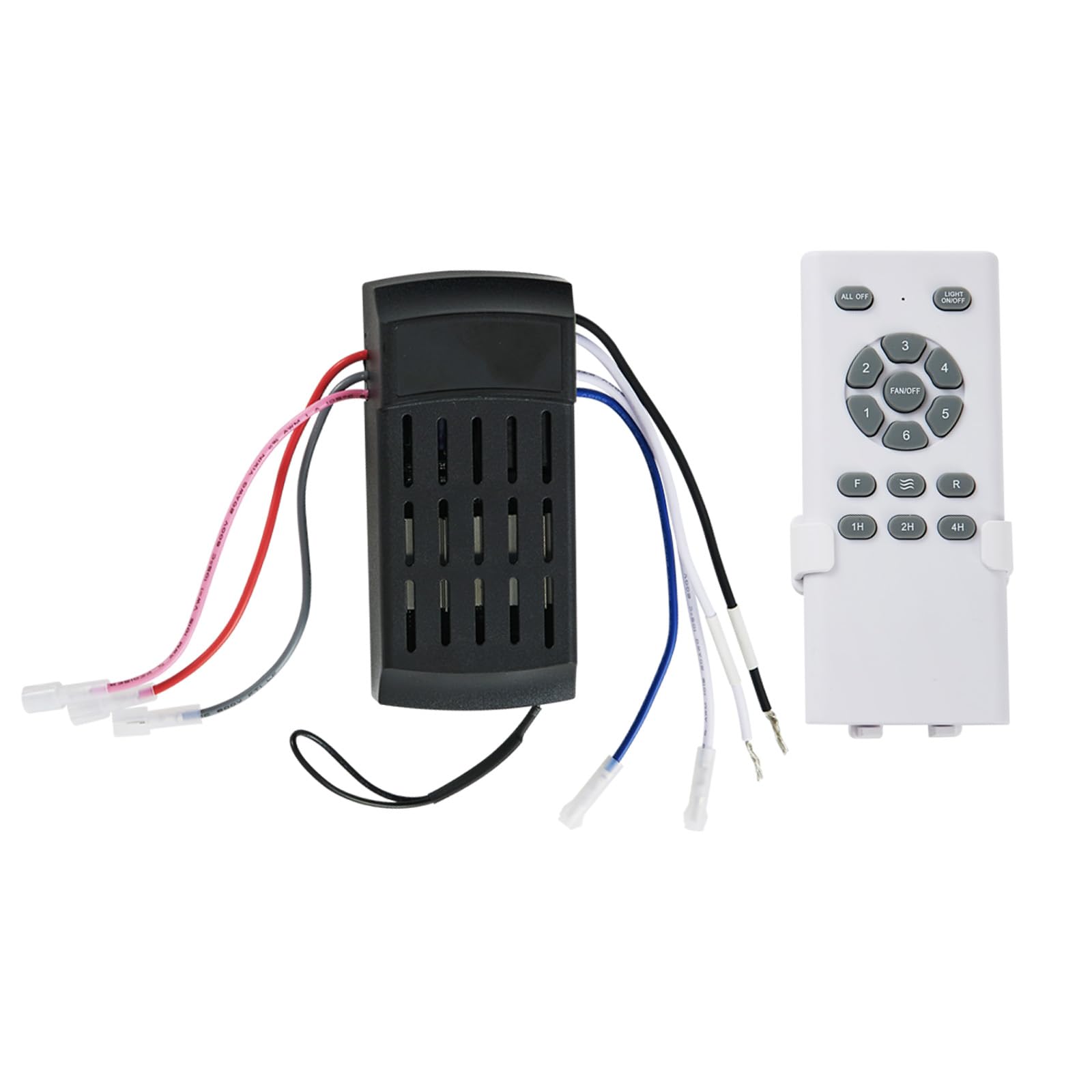 Photo 1 of Ceiling Fan Remote Control Kit, Only for Forrovenco 60 Inch 3-Blade Ceiling Fans with Lights, Remote Control and Receiver Kit, Replacement Parts with 6 Speeds, 3 Lights, Summer and Winter Modes, 60in