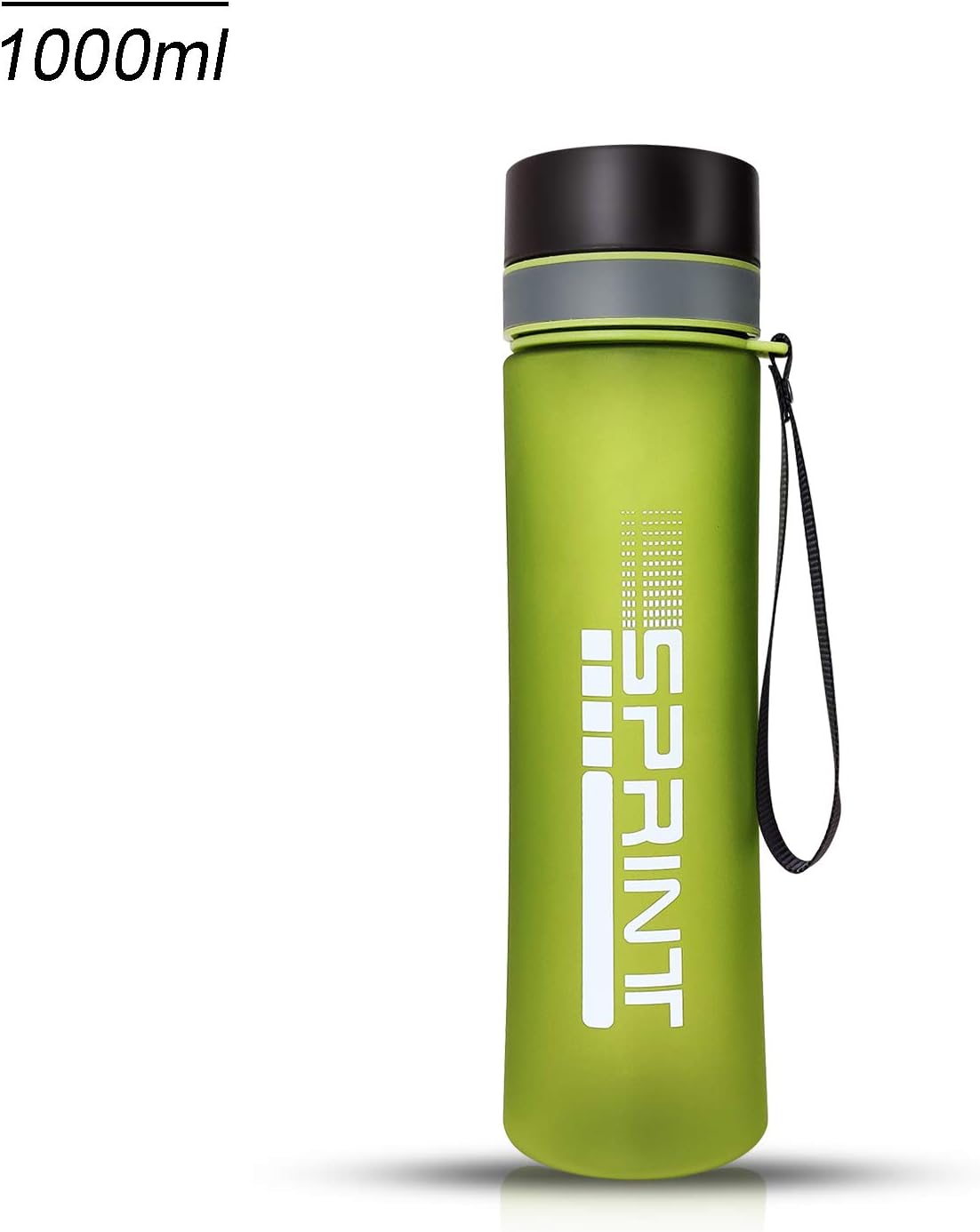 MENCOM Water Bottles 1litre 2l Water Bottle, Water Bottles Sport, Portable Water Bottle for Hiking Running Cycling Fitness
