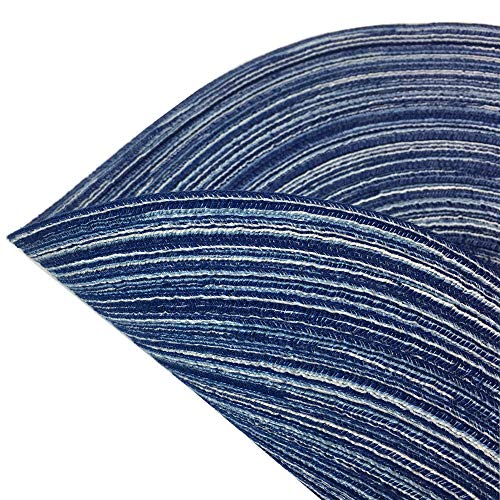WAZAIGUR RedA，Placemats,Round Placemats for Dining Table Set of 4 Woven Heat Resistant NonSlip