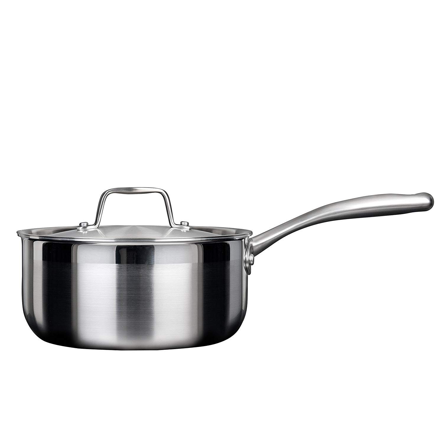 Duxtop Whole-Clad Tri-Ply Stainless Steel Induction Cookware Set, 14PC Kitchen Pots and Pans Set