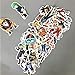 Jasion 50-Pcs Vinyl Stickers Waterproof Anime Graffiti Decals for Water Bottles Cars Motorcycle Skateboard Portable Luggage Phones Ipad Laptops