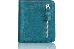 FT FUNTOR FUNTOR Small Wallets for Women, Ladies Small Compact Bifold Pocket RFID Blocking Genuine Leather Wallet for Women