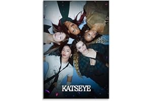 Katseye Poster for Room Aesthetic Canvas Wall Art Bedroom Decor 12x18inch(30x45cm)