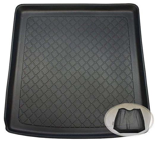 ZentimeX Z3122259 Gummierte Kofferraumwanne fahrzeugspezifisch + Klett-Organizer (Laderaumwanne, Kofferraummatte)