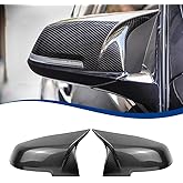 XPHAZZ Mirror Caps Fit for BMW F30 F31 F32 F33 F34 F36 F20 F22 F23 F87 E84 | XPHAZZ Carbon Fiber Pattern Replacement Cover Fit 2012-2018 3-Series, 2014-2019 4-Series, 2013-2015 X1 LCI, 2012-2018 M2