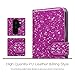 LK Galaxy S9 Plus Case,[Wrist Strap] Luxury Glitter Sparkle PU Leather Wallet Protective Case Cover with Card Slots and Stand for Samsung Galaxy S9 (Purple bling)