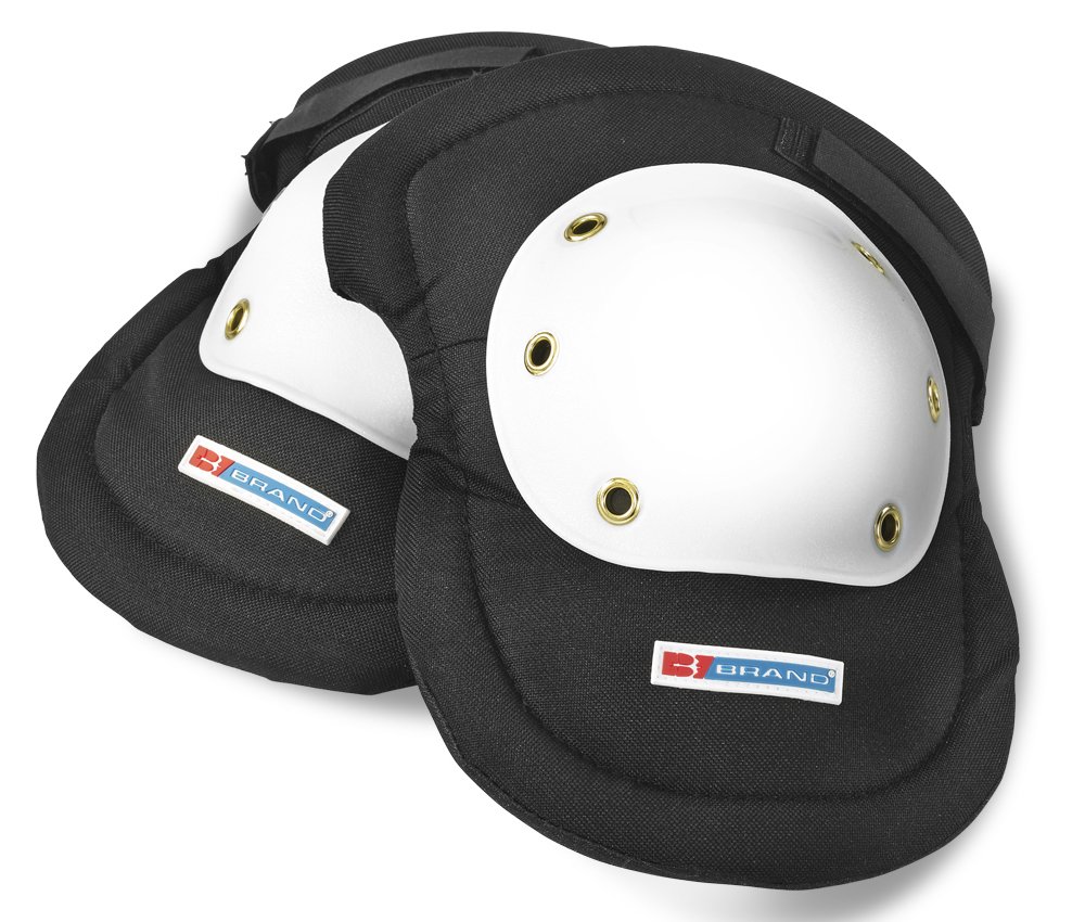 RIVETED CAP KNEE PADS WHITE / BLACK
