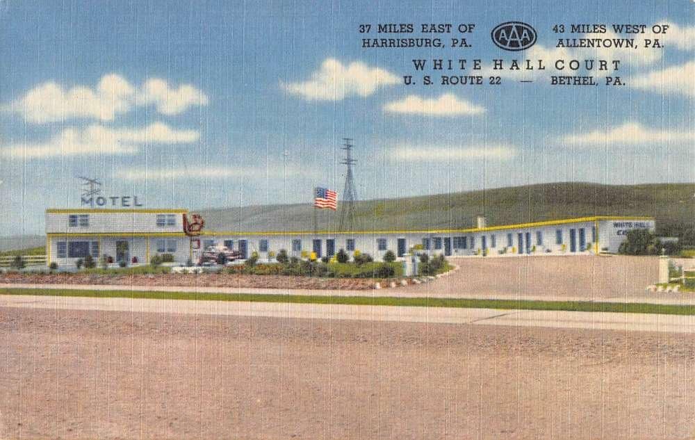 Bethel Pennsylvania White Hall Court Street View Antique