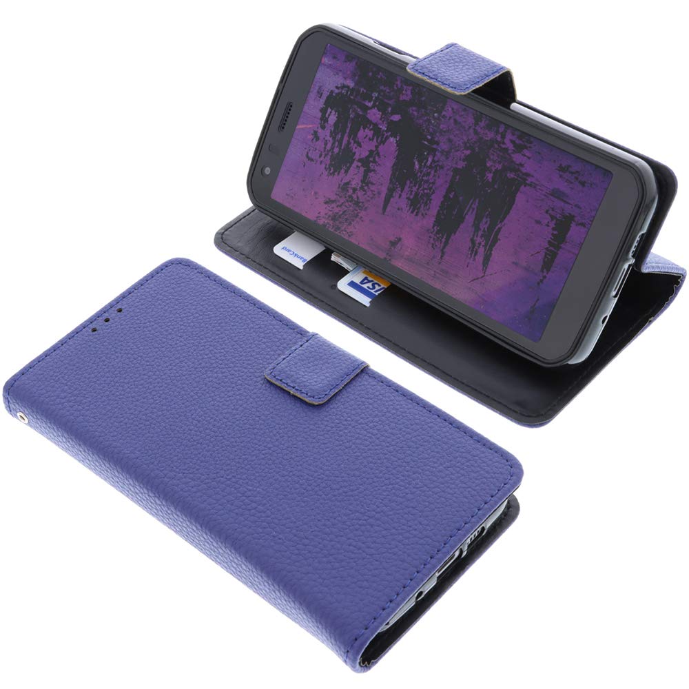 foto-kontor Cover compatible with CAT S62 PRO book-style blue case