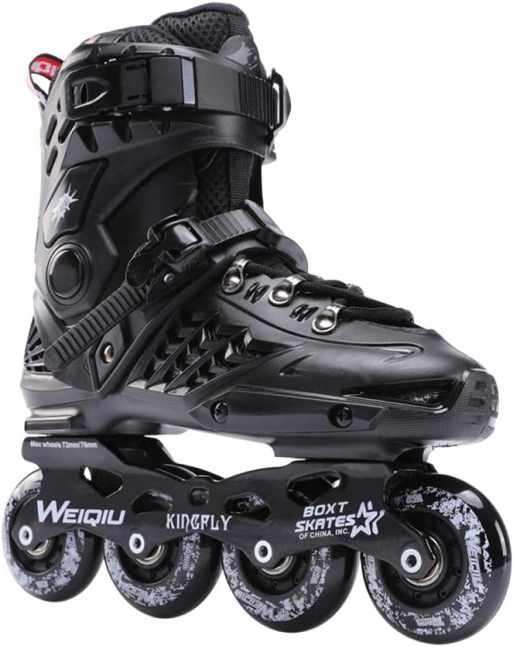 GZH Roller Skates Adult Inline Skates Adult Men And Women Fancy Roller Skates Flat Shoes