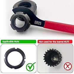 Mdvora 6pcs Coilover Spanner Wrench Set, C-Shape