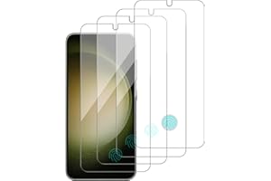 iCsapr 4 Pack Glass Screen Protector Compatible for Samsung Galaxy S23 / SM-S911u [9H Hardness]-HD Screen Tempered Glass, Scratch Resistant,Easy Install [Case Friendly]