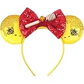 MADO Mouse Ears Headbands - Whimsical Park Accessory for Women, Girls, and Boys