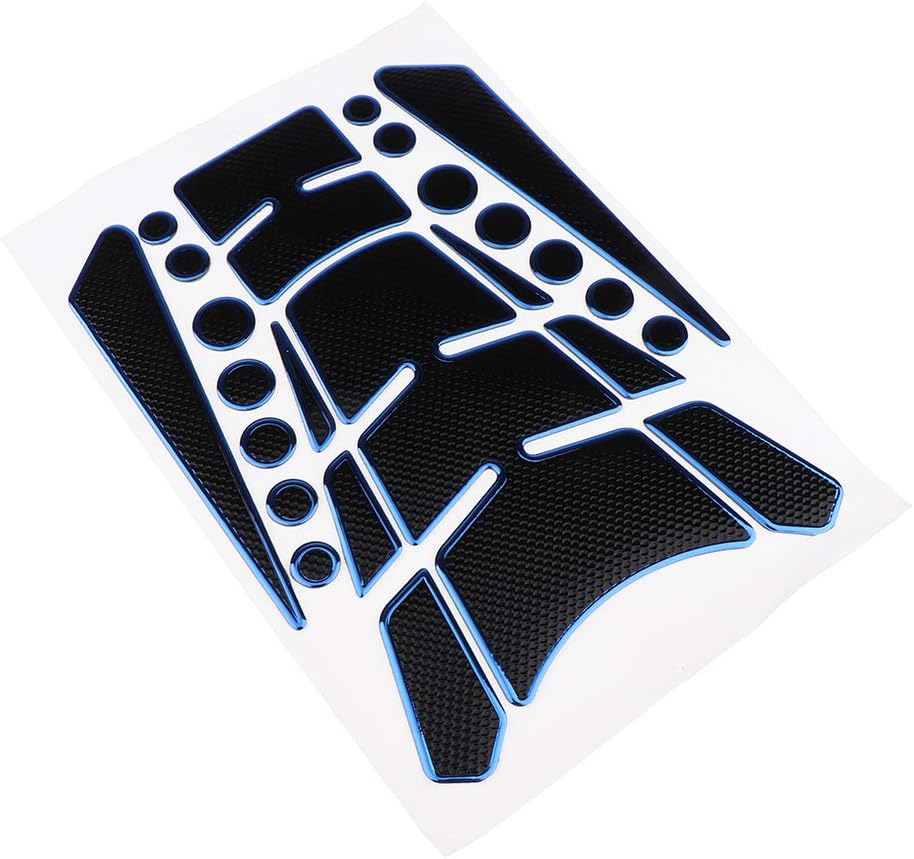 perfk Motorrad Tank Aufkleber Tankschutz Pad Universal 3D Gas Tank