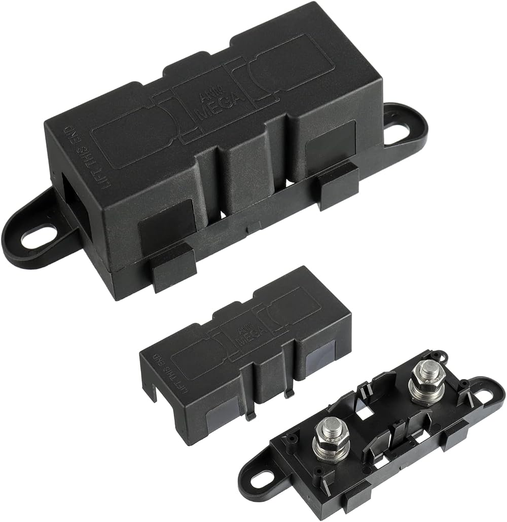 BOJACK MEGA Car Fuse Holder ANM Bolt-on Automotive 12V Electrical 2 Pcs