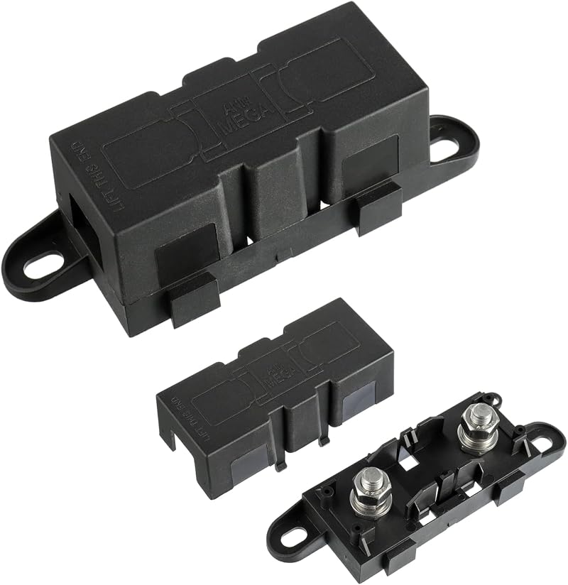 BOJACK MEGA Car Fuse Holder ANM Bolt-on Automotive 12V Electrical 2 Pcs