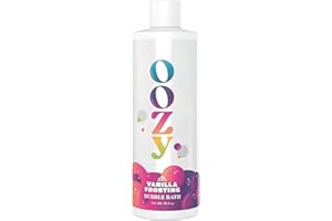 OOZE BATH OOZE Vanila Frosting Bubble Bath for Kids (473ml) - Cruelty-Free Formula w/Sweet Vanilla Scent – Paraben-Free Kids Bubble Bath – Made in The USA