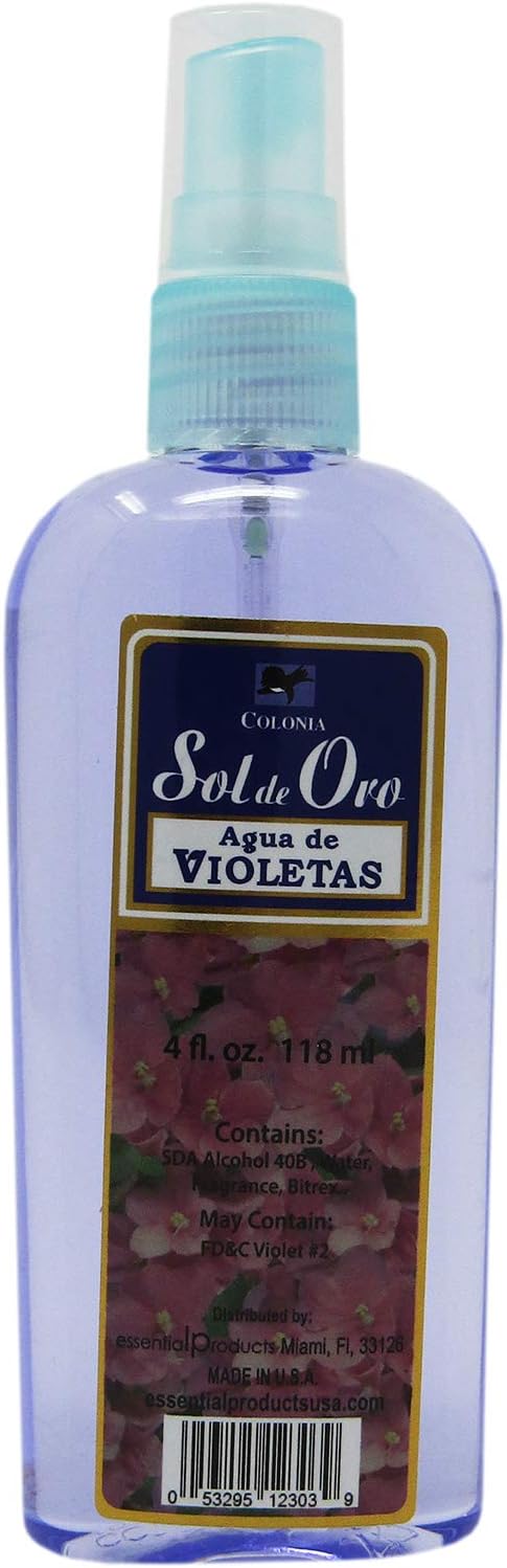 Sol de Oro Agua de Violetas 4 OZ