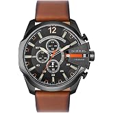 Diesel Mega Chief Men's Watch in Bracelet, Silicone or Leather Band
