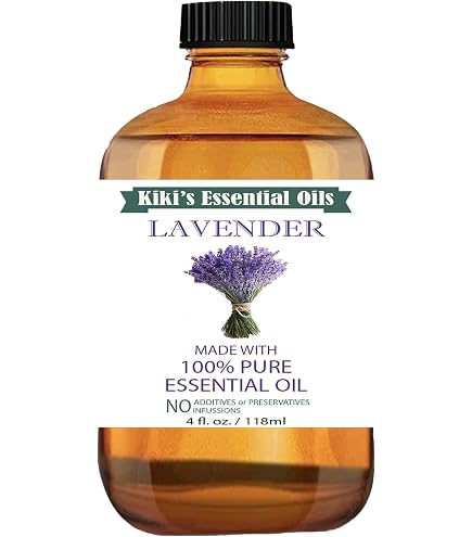 Amazon.com: Kiki's Lavender Essential Oil with Glass Dropper | 100
