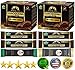 PureGano Premium Ganoderma Black Instant Coffee - 180mg Red Reishi Mushroom Lingzhi Lucidum Extract 2 in 1 Sugar Free - 2 Boxes + 6 Bonus Samples - 66 Sachets Total