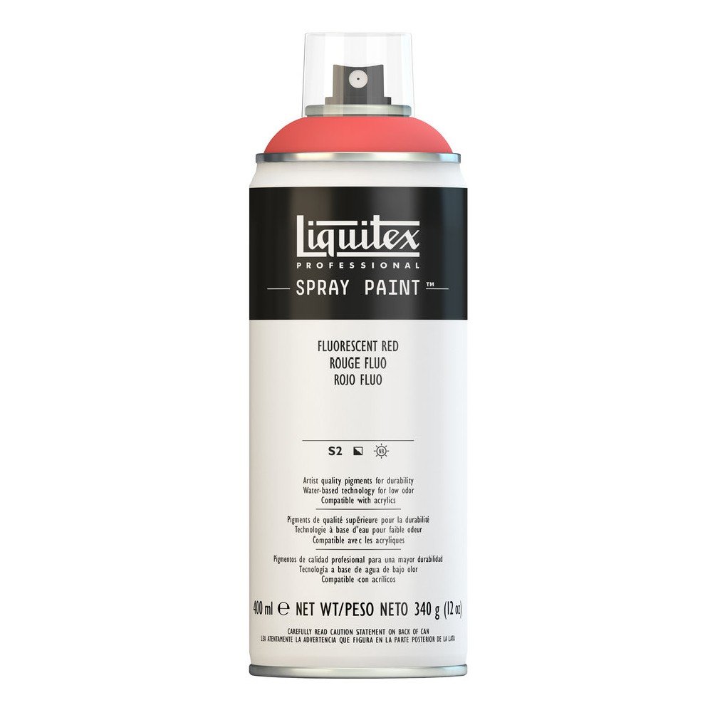 Liquitex Professional Spray Paint 400 ml, Fluorescent Red