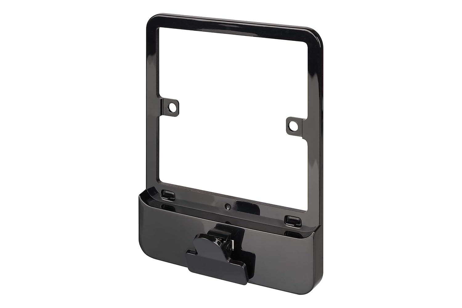 Schneider Electric Lisse Screwless Deco - Single Socket Surround, with Clip, GGBLC1GBS, Black - Image 3