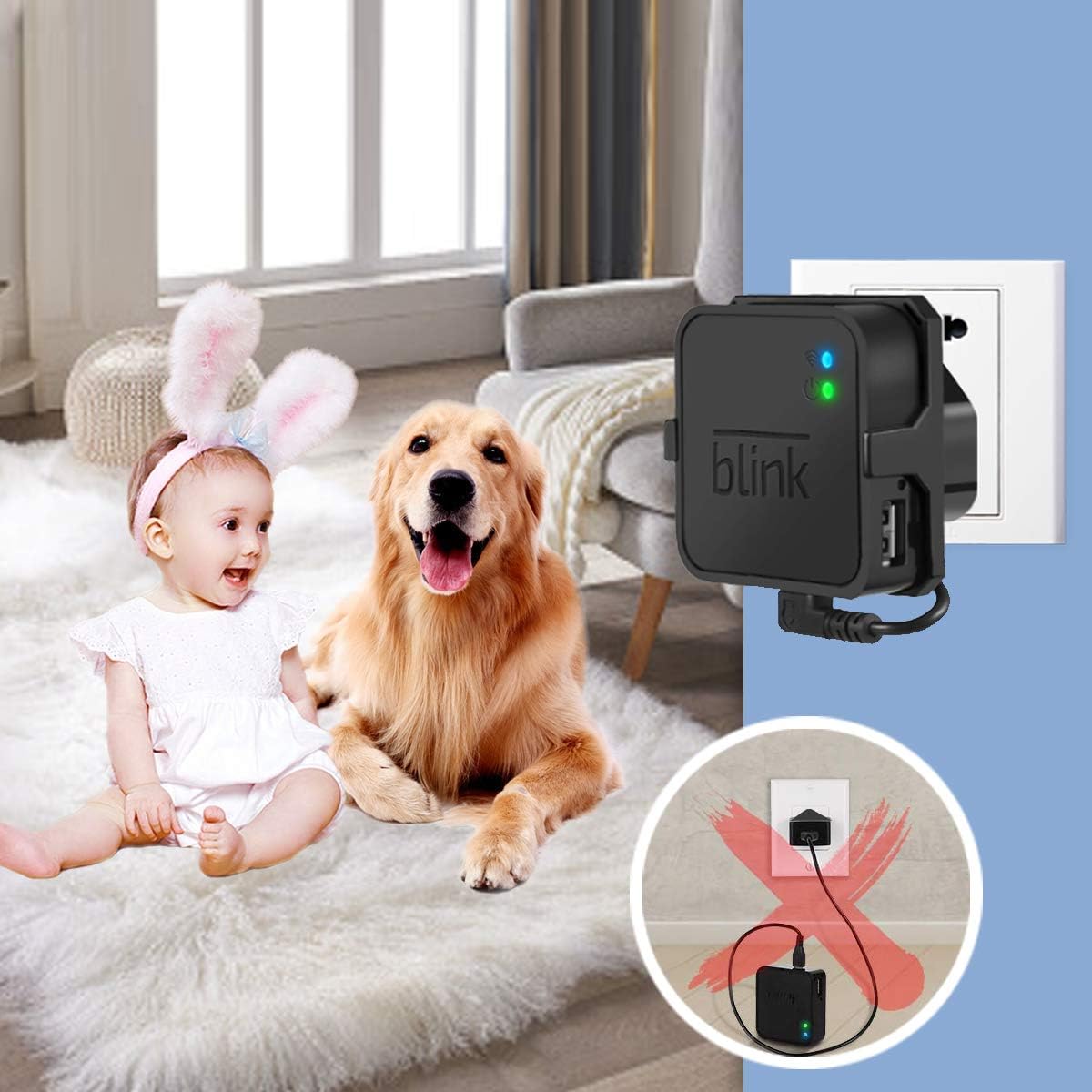 Outlet Wall Mount for Blink Sync Module 2 Blink Accessories for Blink