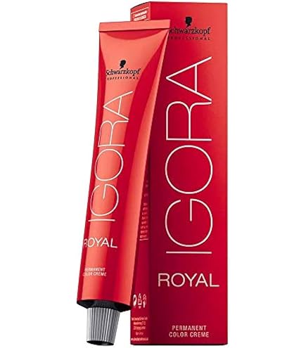 Amazon.com: 套裝組合- 2 件商品:Schwarzkopf Igora Royal 永久染髮劑