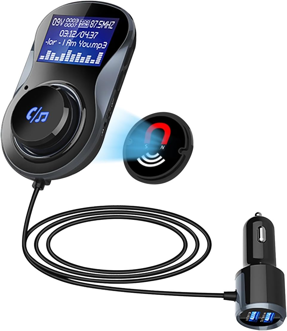 Bluetooth FM Transmitter Radio Adapter, Capuride Amazon.co.uk Electronics