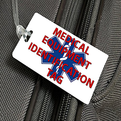 2x Medical Equipment Identification Luggage Tags TSA CarryOn CPAP