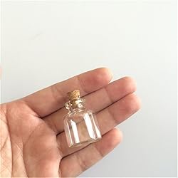 TAI DIAN 4ml Transparent Glass Cork Bottles Crafts