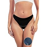 Leovqn Camel Toe Thong Underwear for Women Cameltoe Proof Concealer No Show Panties Liners Stretchy Workout G-Strings