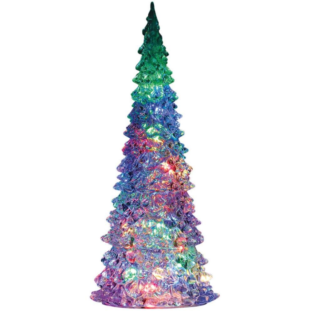 Lemax - Crystal Lighted Tree - 4 Color Changeable & Color Transformation - Xl - B/o (4.5v)