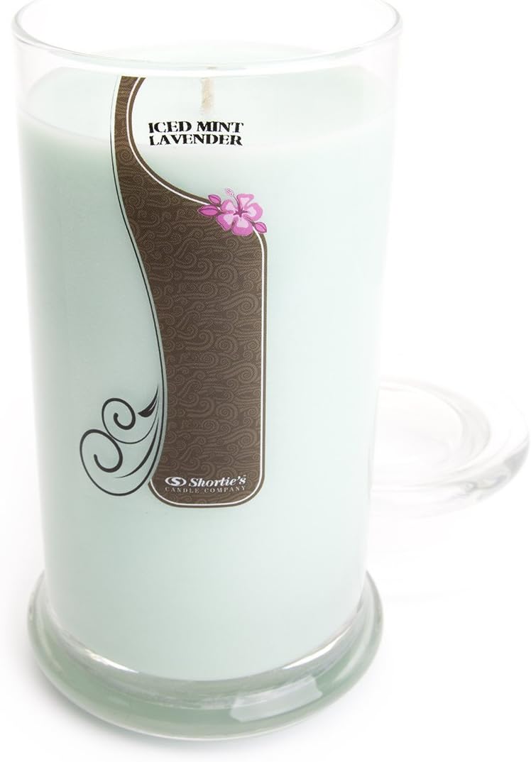 Iced Mint Lavender Candle Large Mint 16.5 Oz. Highly