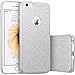 iPhone 6s Plus Case, Imikoko™ Fashion Luxury Protective Hybrid Beauty Crystal Rhinestone Sparkle Glitter Hard Diamond Case Cover for iPhone 6s/6 Plus (Bling Rose Gold) (Silver-3 in 1)