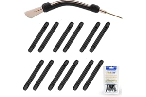 SMARTTOP Soft Silicone Eyeglasses Temple Tips Sleeve Retainer,Anti-Slip Elastic Comfort Glasses Retainers For Spectacle Sunglasses Reading Glasses Eyewear (6Pairs Black)