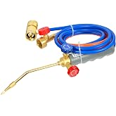 Kodilin Brazing Torch Kit for MAPP Gas &amp; Propane, Brass &amp; Stainless Steel Cutting Torch Kit, Welding Torch Set for Soldering, Jewelry, HVAC, Glass Blowing