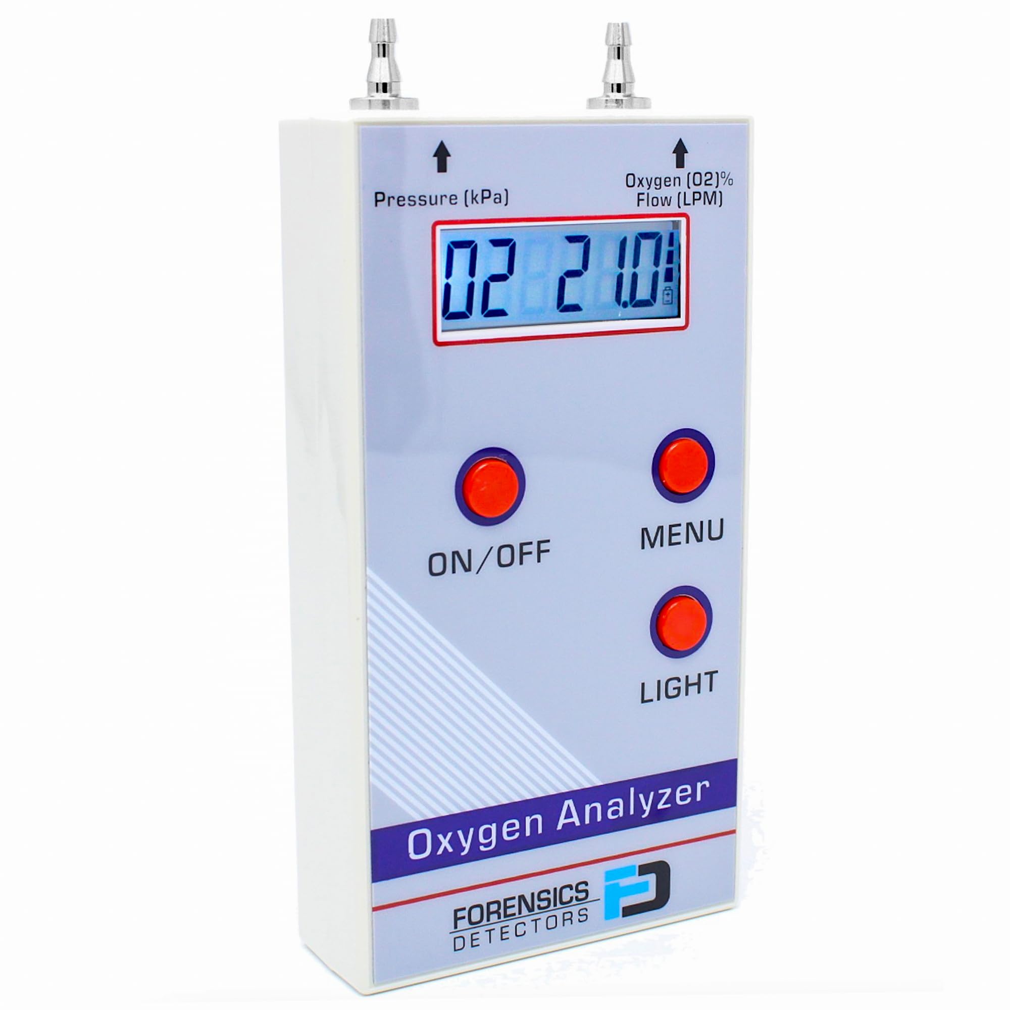 Oxygen Analyzer by Forensics | 21%-100% | O2, Flow