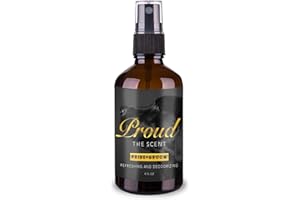 Pride and Groom Proud – Long Lasting Luxurious Dog Grooming Spray & Pet Deodorizer with Uniquely Uplifting, Fresh and Clean Signature Scent, Safe for Sensitive Skin & Noses – 4 fl oz