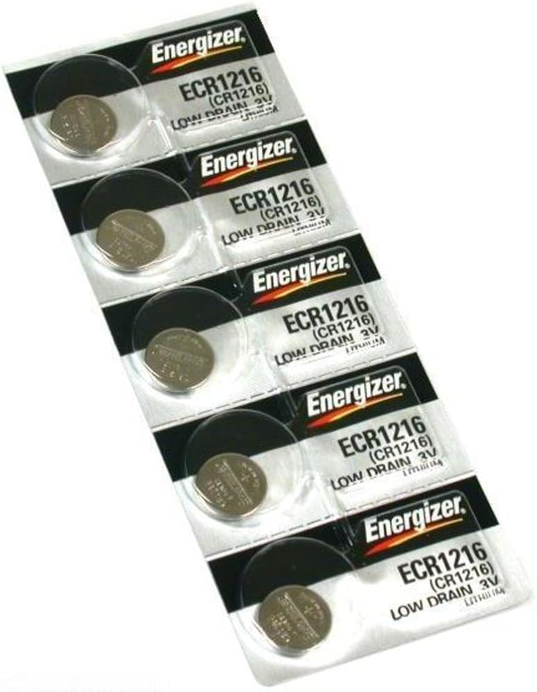 5 CR1216 Energizer Watch Batteries Lithium Battery Cell Amazon.co.uk