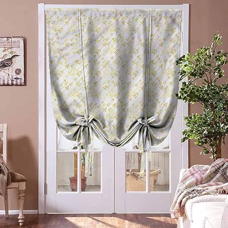 cortina de persianas romanas cenefa