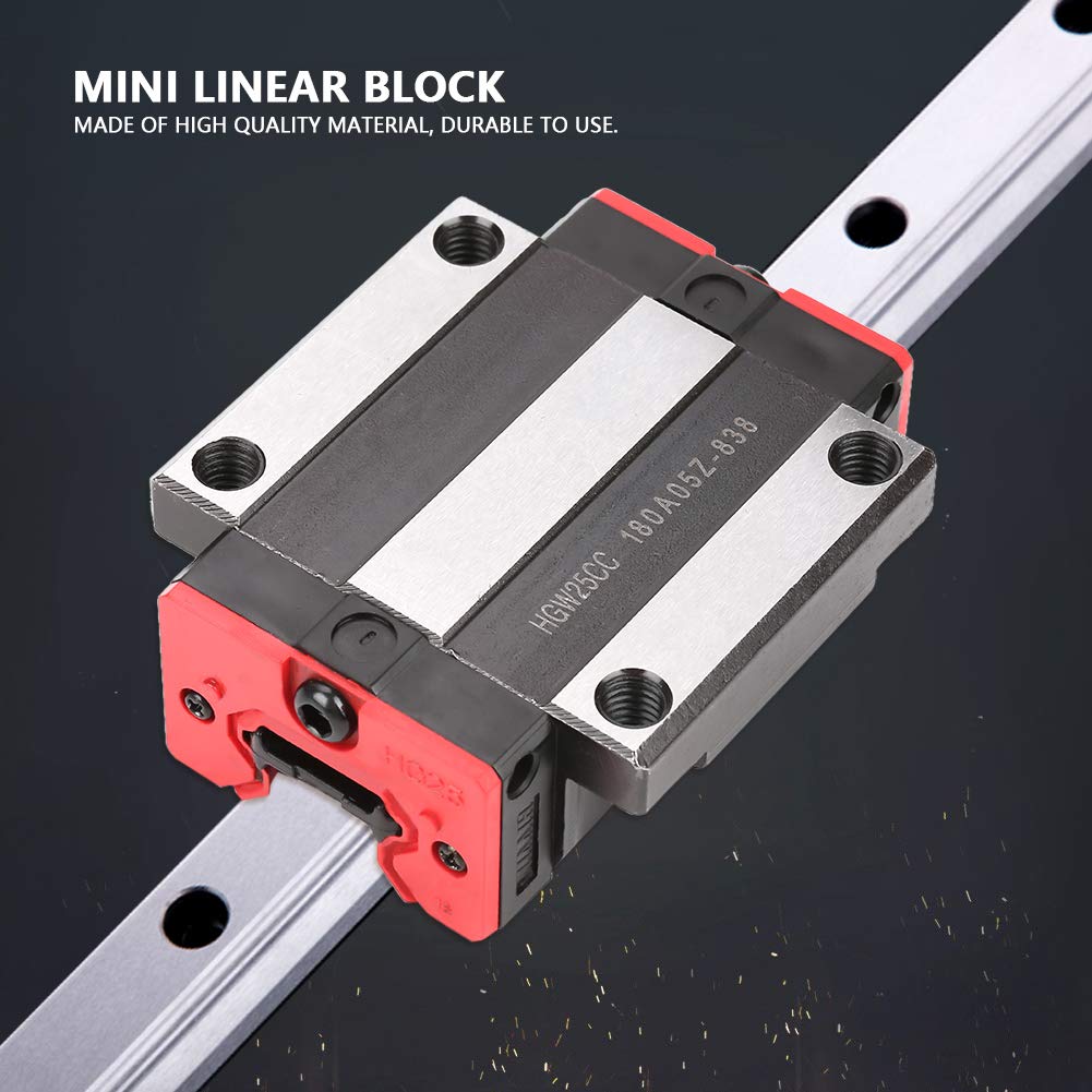 HGW25CC Mini Linear Motion Guide Rail Slider Bearing Steel Sliding