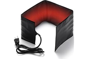 Hortsun Car Battery Thermal Heater Blanket 28" x 5.5" - 120V 60W Automotive Electric Outlet Plug-in Wrap Around Battery Warmer - Cold Weather Car Engine Heater Blanket - No Thermostat