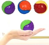 Sricam 3Pcs Squeaky Dog Ball Toys Teeth Cleaning Puppy Chew Interactive Ball view 3