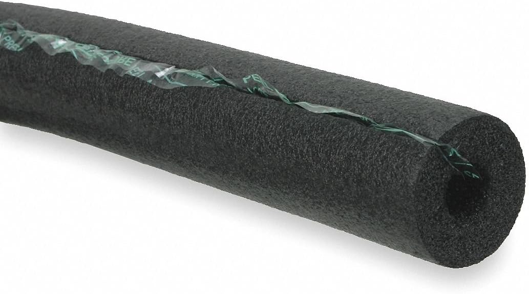 1-3/8" x 6 ft. Polyethylene Pipe Insulation, 3/8" Wall