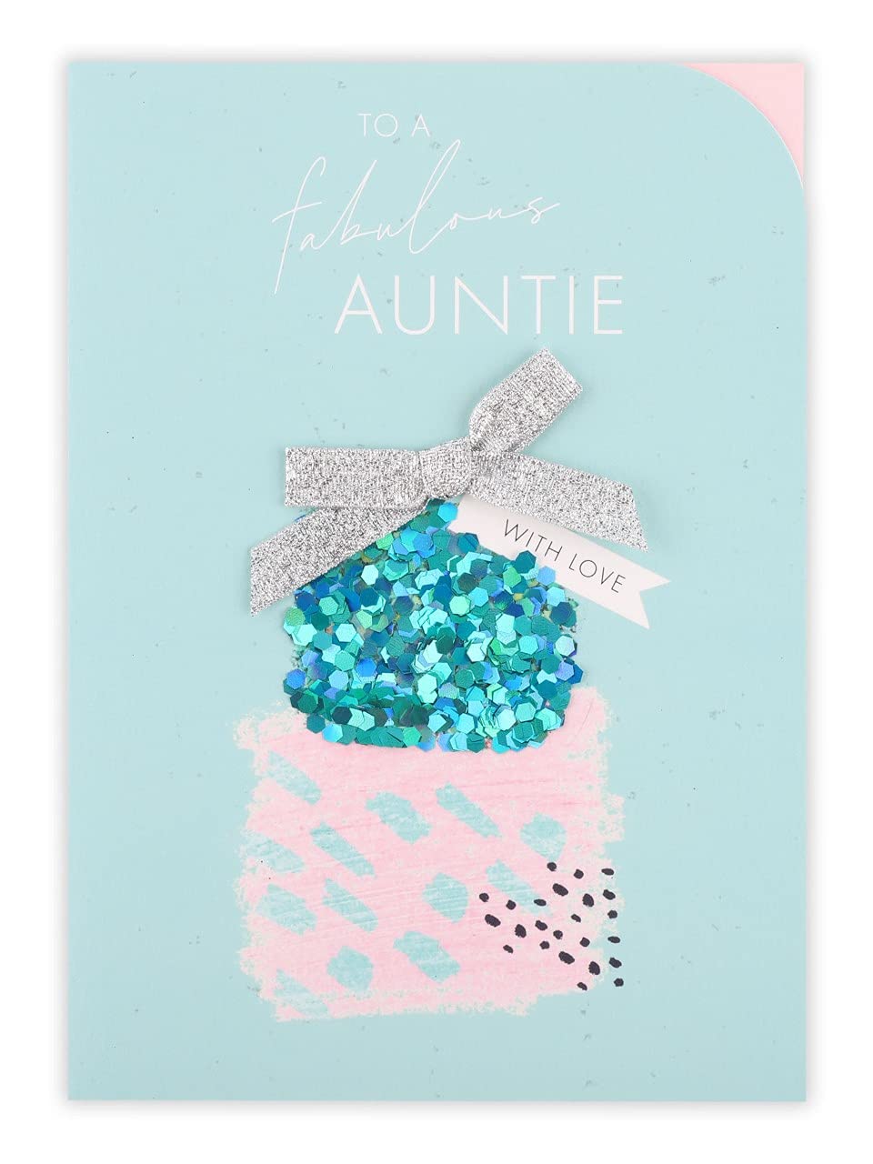 Clintons Simply Present Stack Auntie Birthday Card 127x178mm 1149153 multi