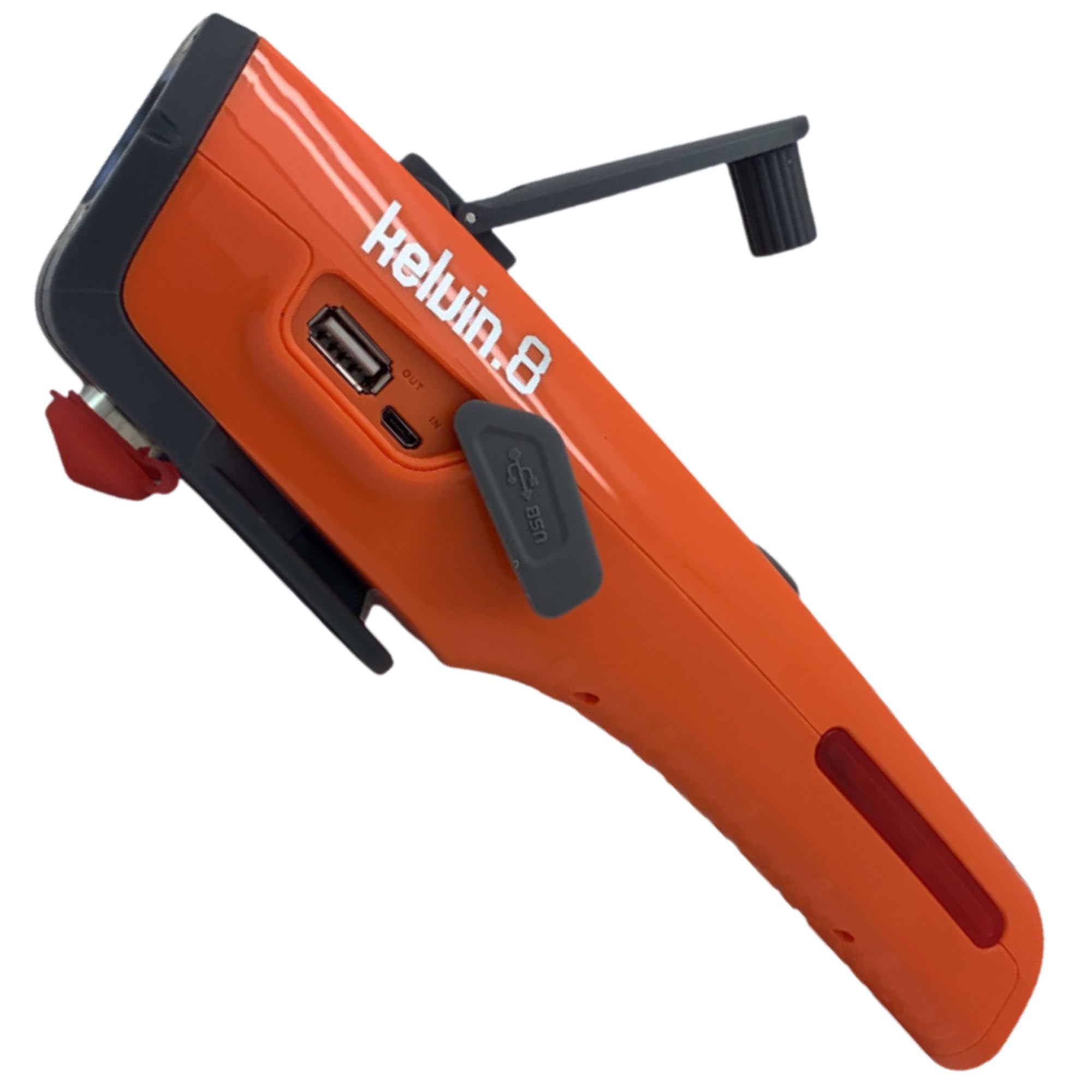 Kelvin Emergency Tool Power Generator - Emergency Survival Multi-Tool, Seatbelt Cutter, Emergency Travel Tool Kit, Small Window Breaker Hand Tool, Orange
