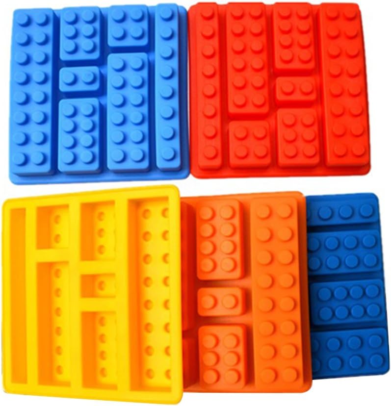 Blocks Bricks Building Ice Cube Tray Chocolate Candy Party Jelly Mould Maker Random Colour Square